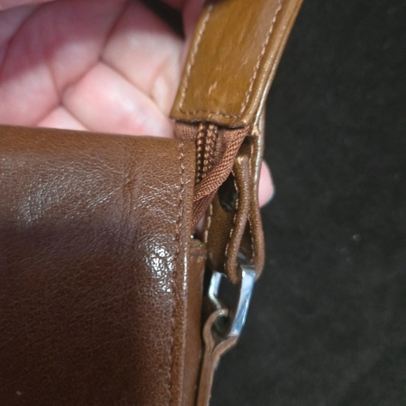 Brown Leather Crossbody Bag - Picture 14 of 15
